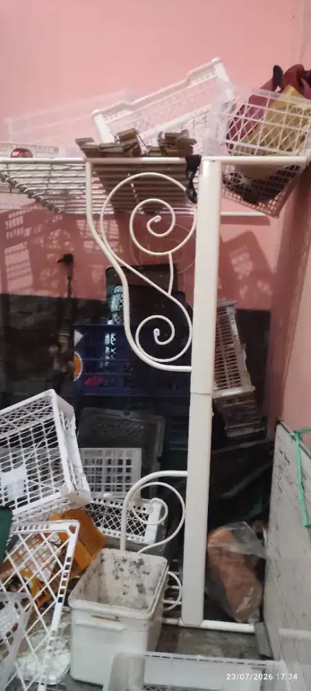tempat tidur anak bagus knockdown besi