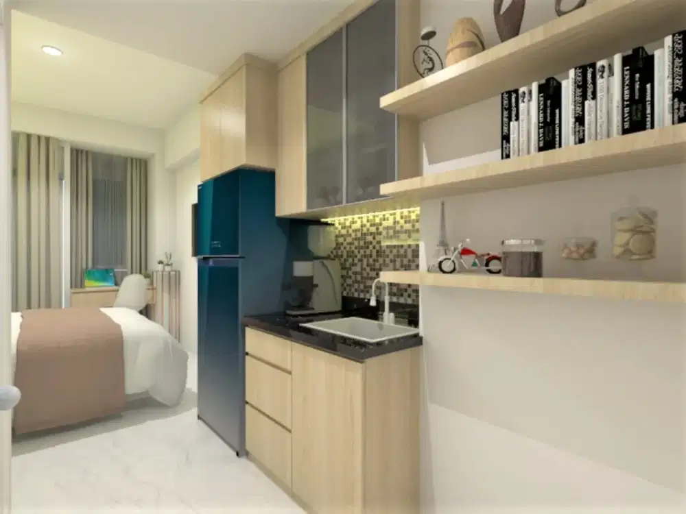Sewa Tahunan 35Jt/th Amor Pakuwon City Studio Full Furnish