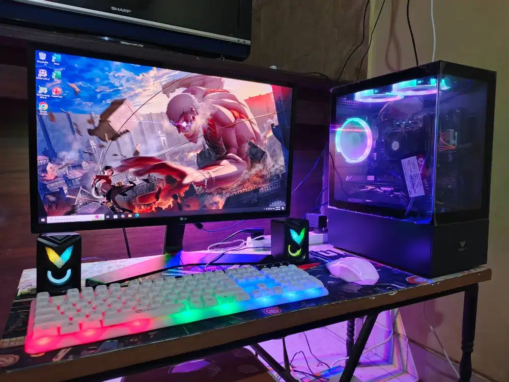 PC Gaming Ryzen 5 RAM 16gb ddr4 VGA 8gb