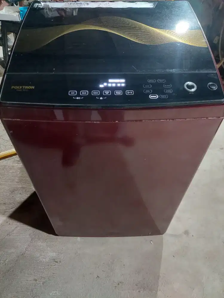 Mesin Cuci Otomatis polytron kapasitas 7,5/8kg Normal semua