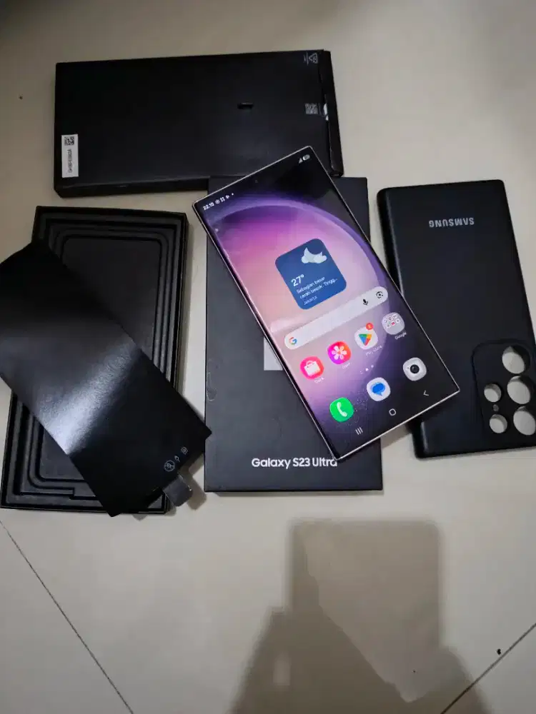 Samsung S23 ultra 12/256 Sein fullset mlusss like new joss