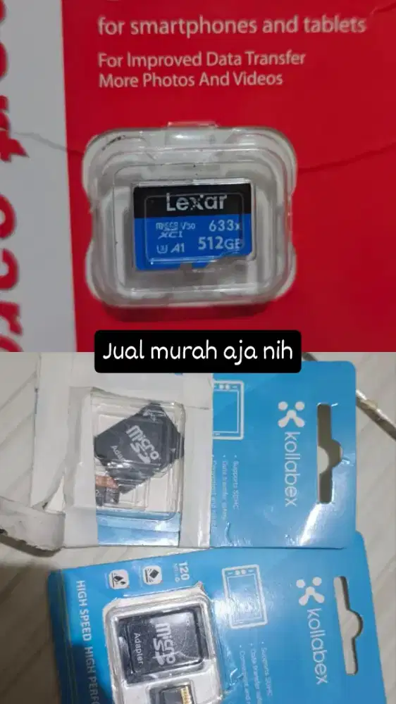 MEMORY LEXAR 512 , DAN MEREK LAIN