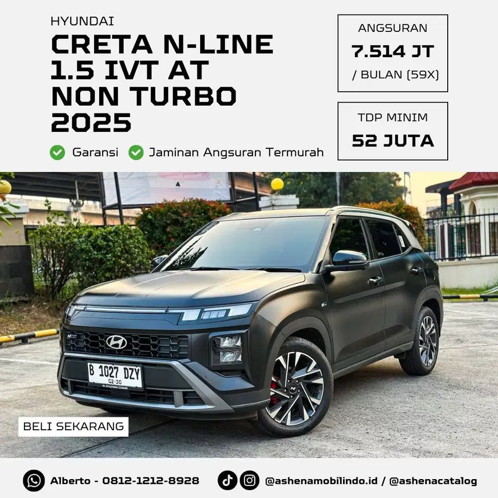 (Like New) Hyundai Creta N Line 1.5 IVT AT 2025 Nline Non Turbo