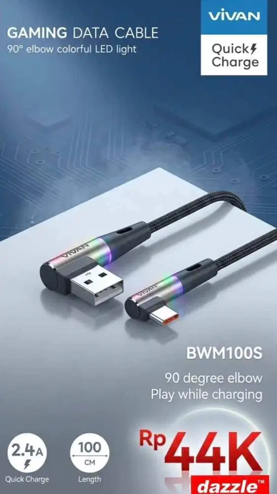 Kabel data vivan bwm 100 s letter L