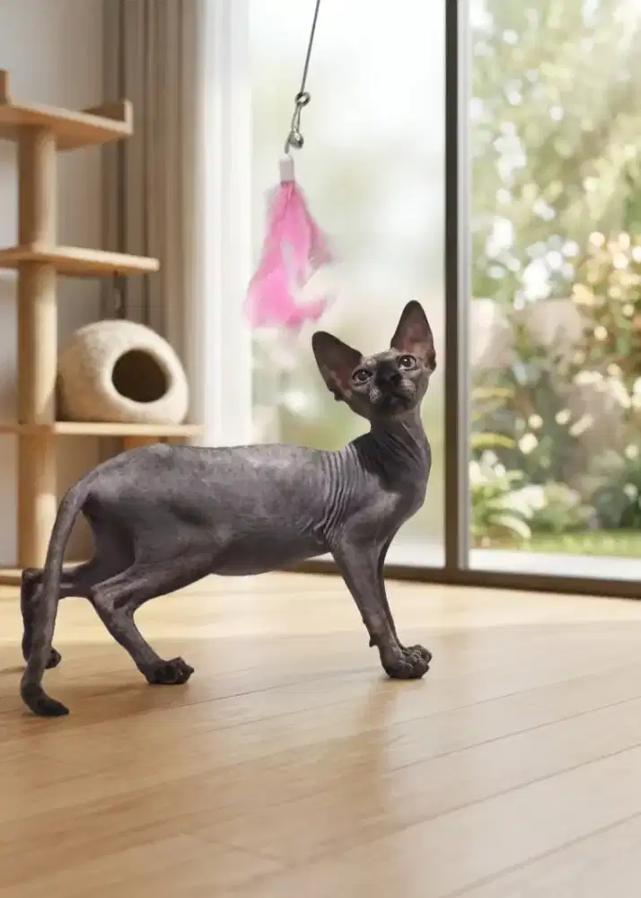Sphynx betina black