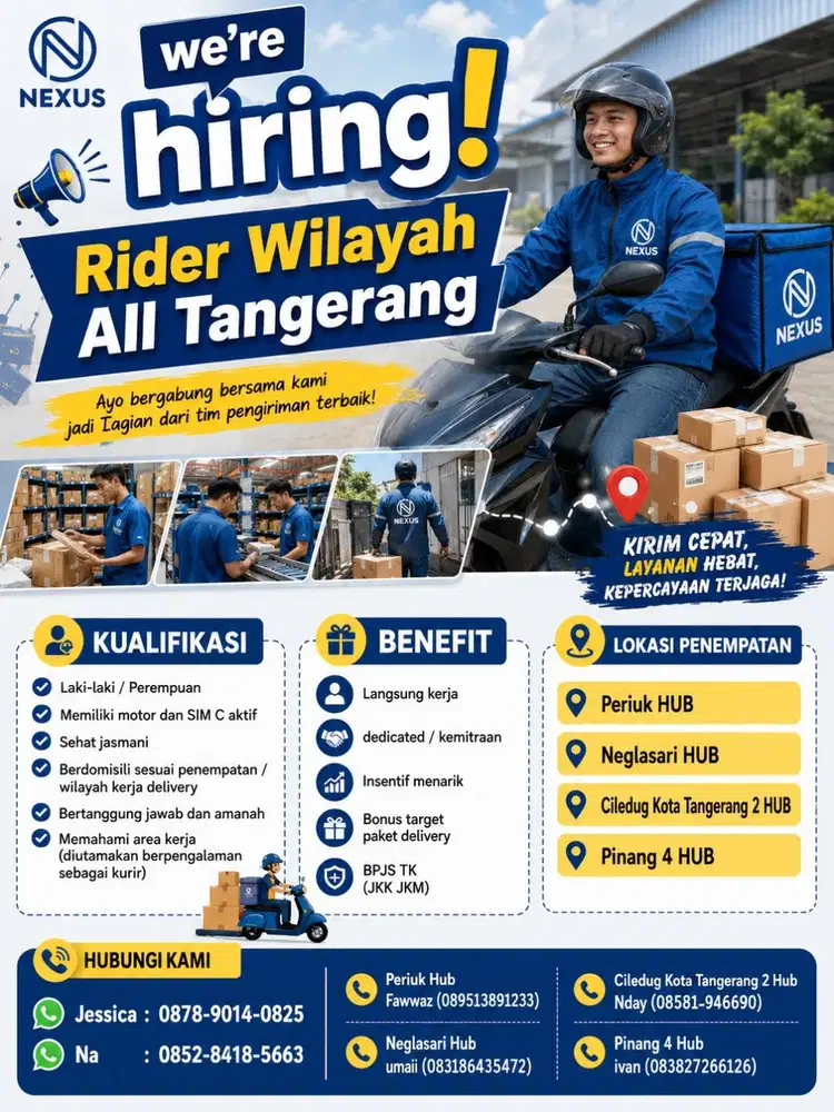 LOKER KURIR CILEDUG
