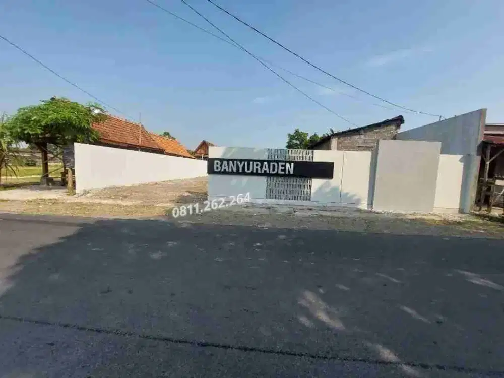Tanah Kavling Banyuraden dalam RingRoad Dkt Kampus UNU dan Unisa
