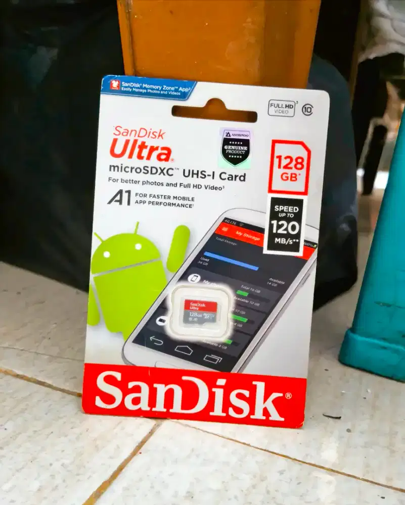 Sandisk 128GB A1 120mb/s baru