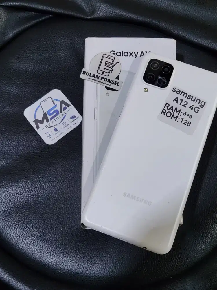 SAMSUNG A12 6+6/128 HARGA PAS FULLSET