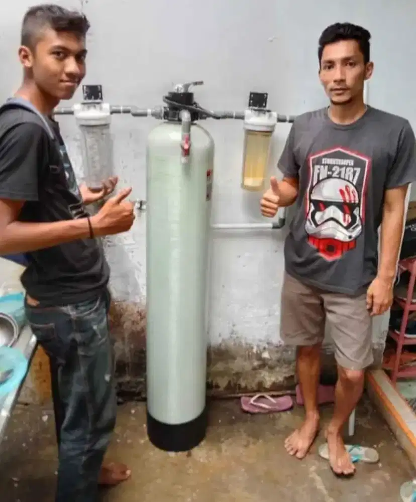 filter air saringan penjernih sumur bor/pdam atasi bau,karat,keruh dll
