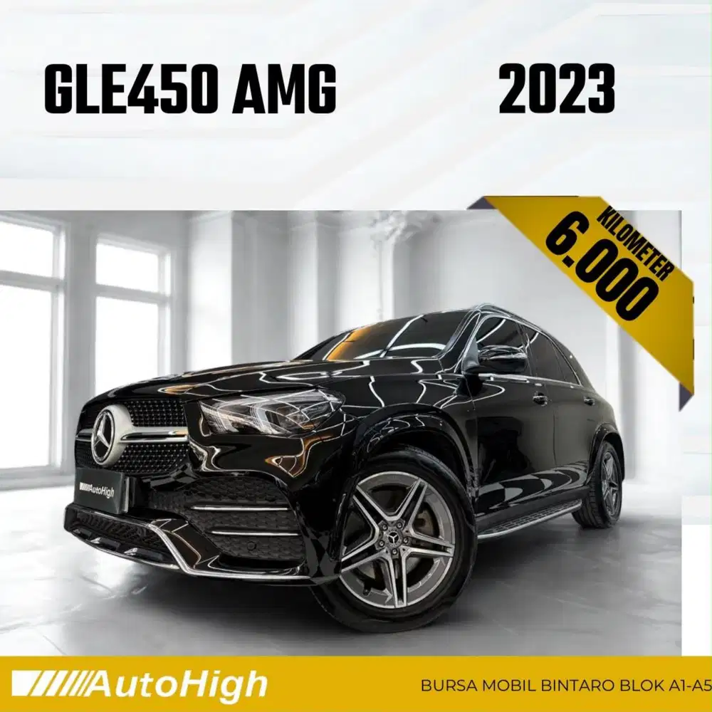 DP10% [Km6.000] GLE450 AMG 2023 Black / GLE 450 Reg 2024 #AUTOHIGH
