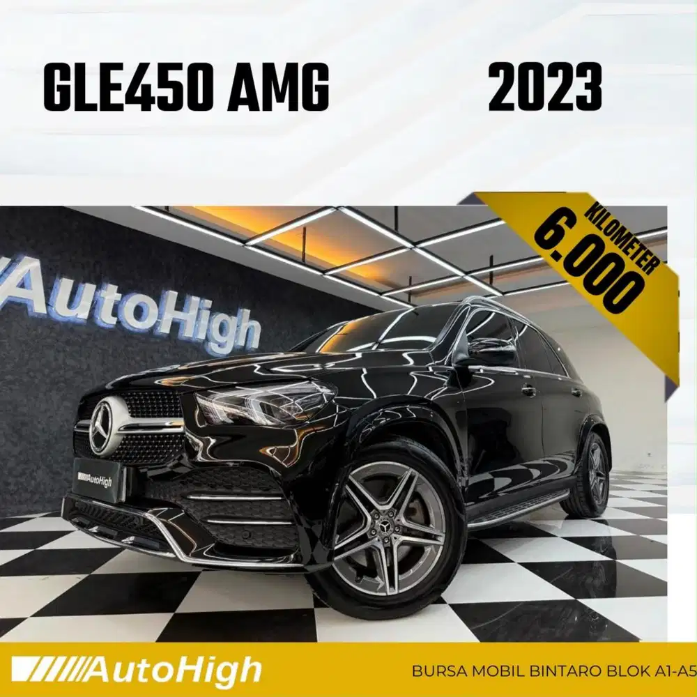 DP10% [Km6.000] GLE450 AMG 2023 Black / GLE 450 Reg 2024 #AUTOHIGH