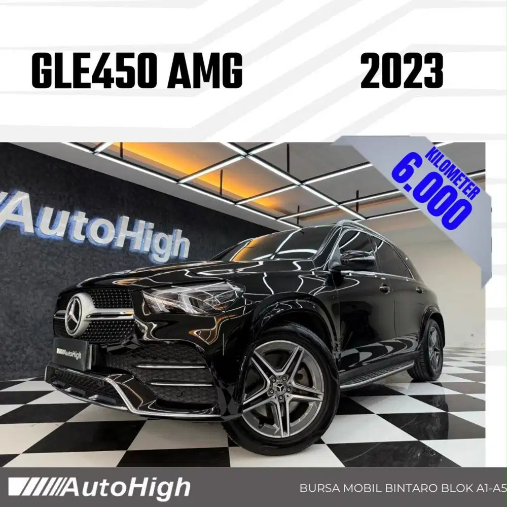 DP10% [Km6.000] GLE450 AMG 2023 Black / GLE 450 Reg 2022 #AUTOHIGH