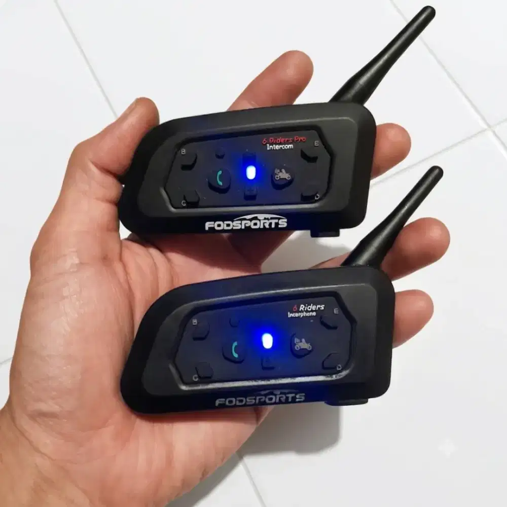 Intercom Helm V6 Pro Interphone + Intercom Helmet V6 Interphone