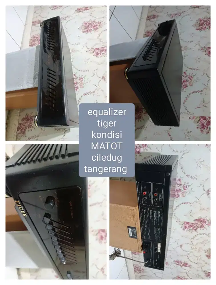 equalizer merek tiger kondis matot box bagus
