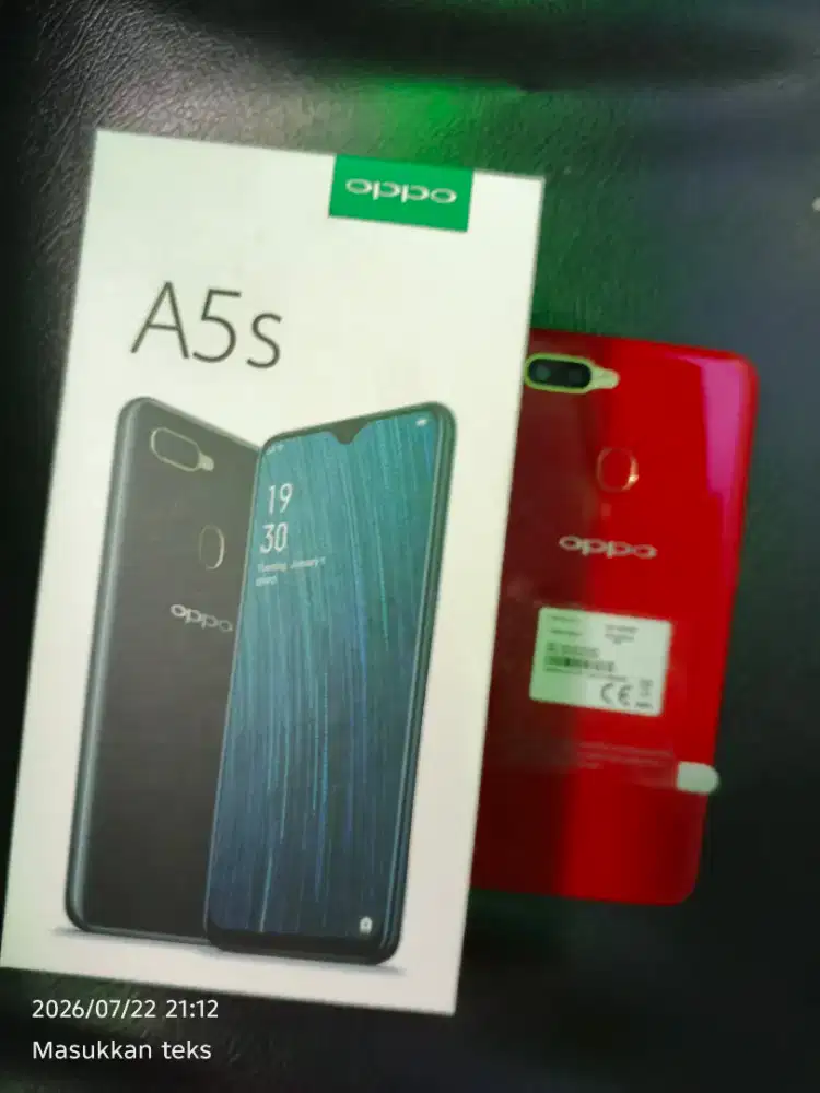 Hp Oppo A5s second kondisi mulus kyk baru,no minus2 SM sekali.dijamin.