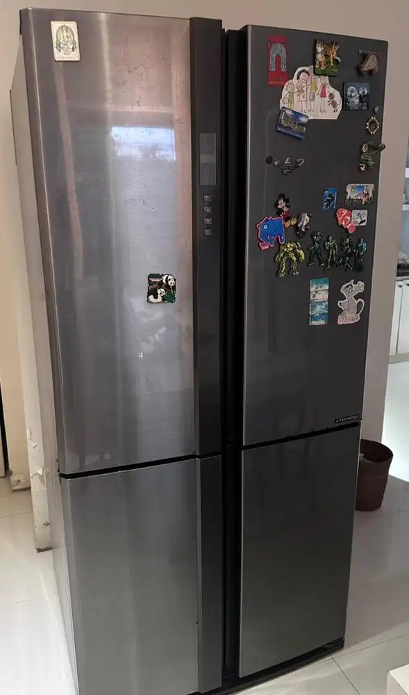 Sharp SJ-IF90PB-SL (695L, 4-door J-TECH Inverter)
