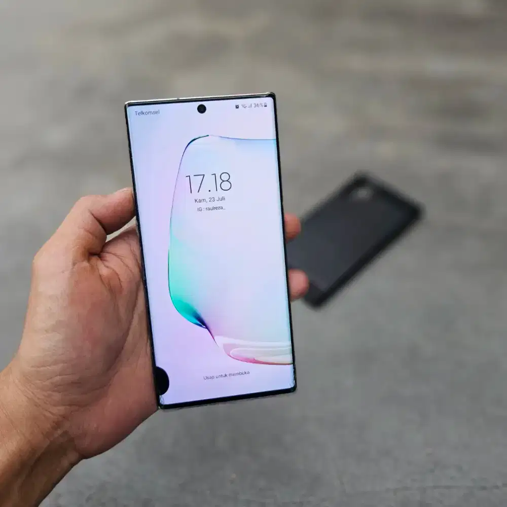 SAMSUNG GALAXY NOTE 10 PLUS SEIN 12/256 DUAL SIM MINUS FUNGSI NORMAL
