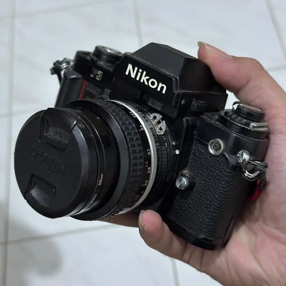 Kamera film analog NIKON F3 + 50mm f1.4 ais, LM ON bonus Film