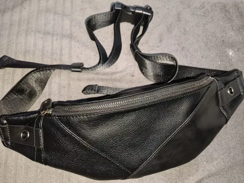 Tas kulit asli pakai 1x