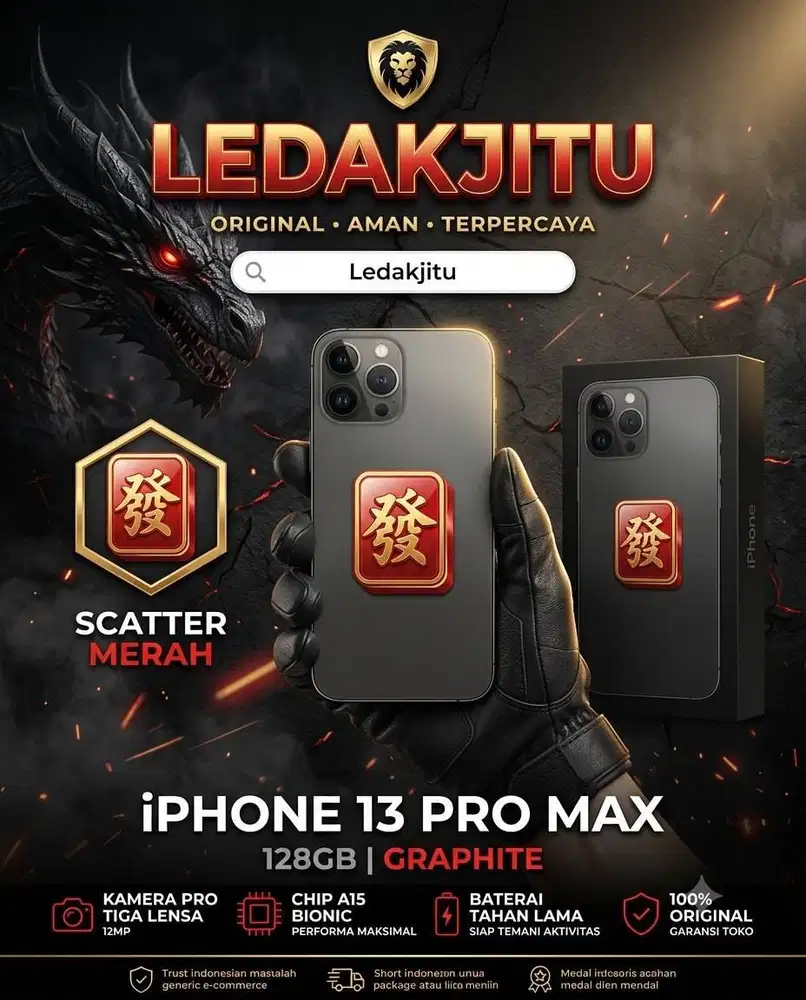 Iphone 13 PRO MAX BOX LENGKAP LEDAKJITU