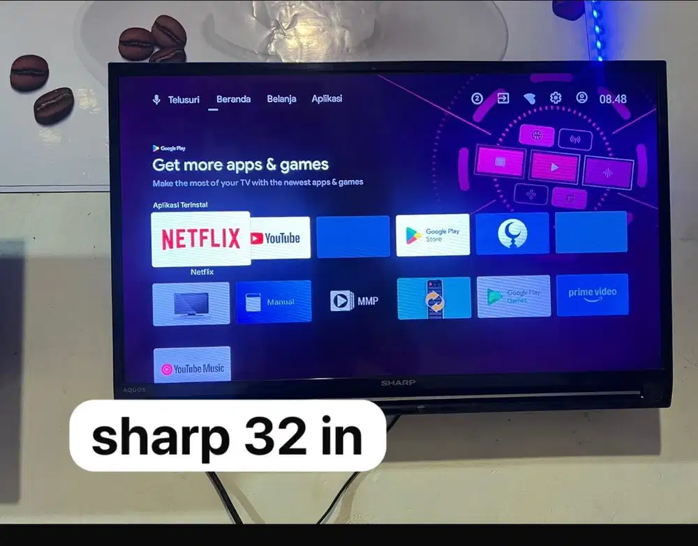 tv sharp android smart