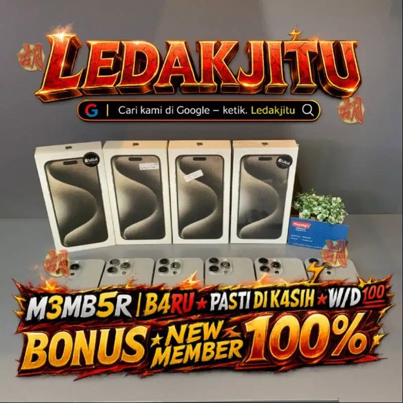 iPhone 15 Pro Max 256GB, 512GB, 1TB | Garansi Resmi Second LEDAKJITU