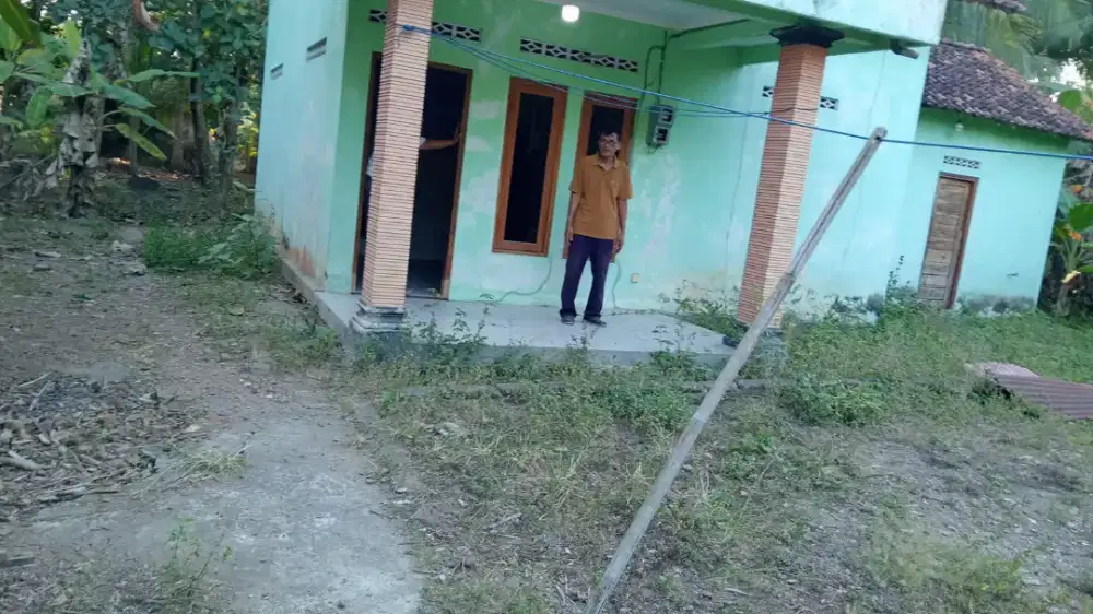 Jual tanah bonus rumah di Panjatan