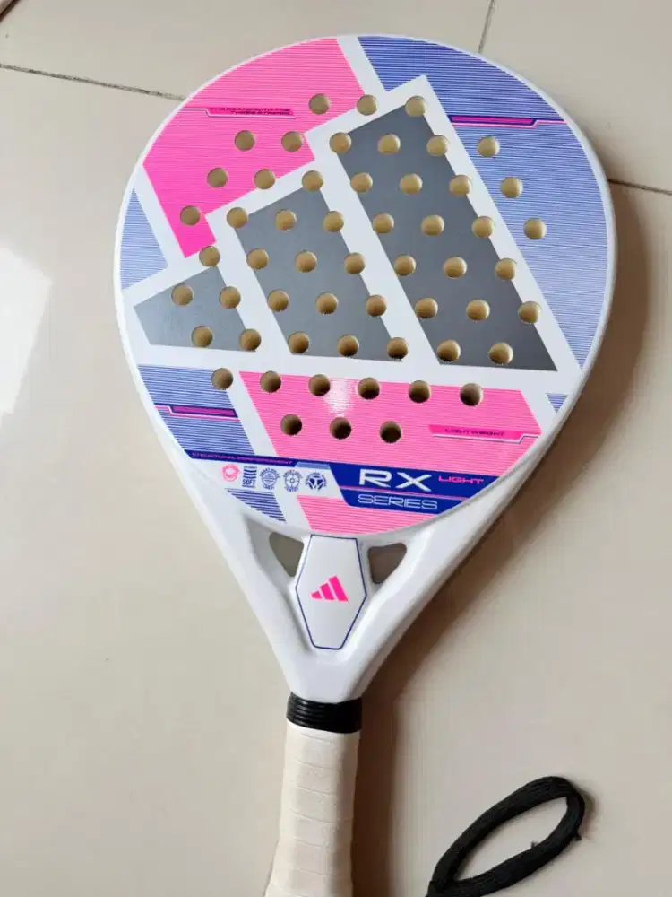 Raket Padel Adidas RX Light 2026 White Pink