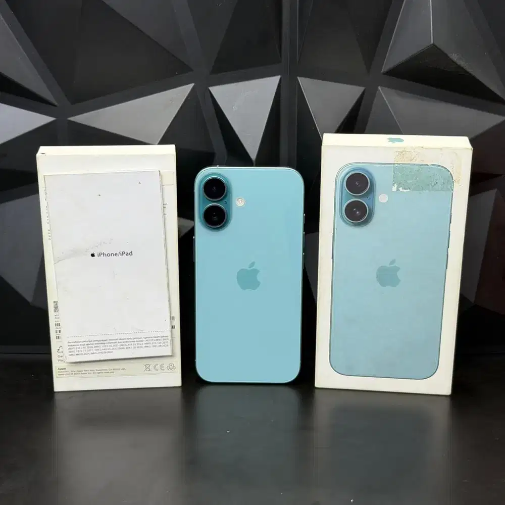 iphone 16 256gb teal ibox garansi on