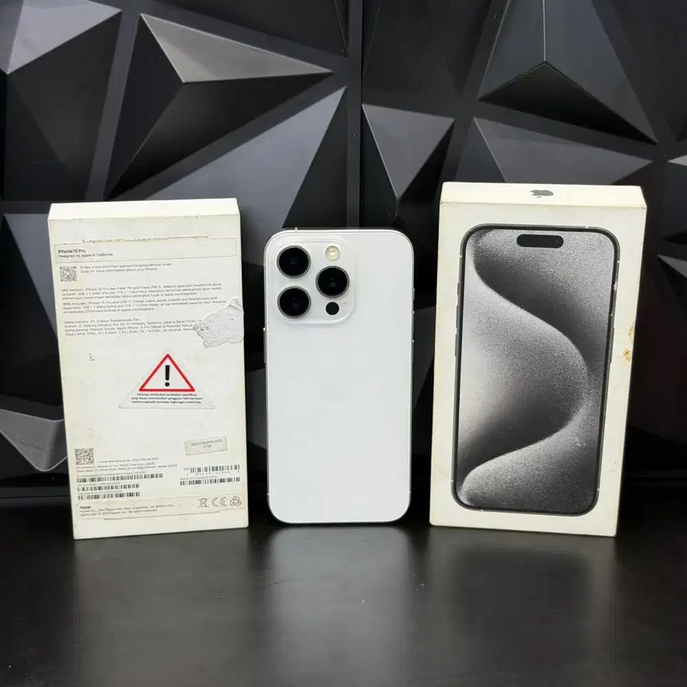 iphone 15 pro 128gb white titanium ibox