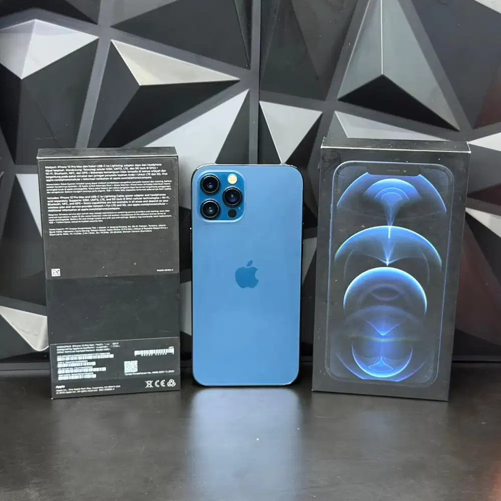 iphone 12 promax 128gb blue ibox