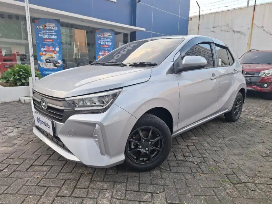 DP Murah Daihatsu Ayla Like New 1.2 R Bensin-AT 2023 Abu
