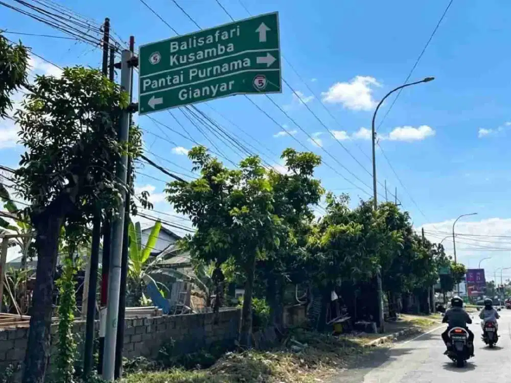 DIJUAL TANAH LOS PANTAI GIANYAR,BALI