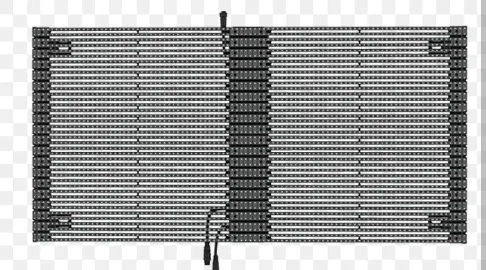 LED VIDEO TRON type transparant See Trought Merk Zebra