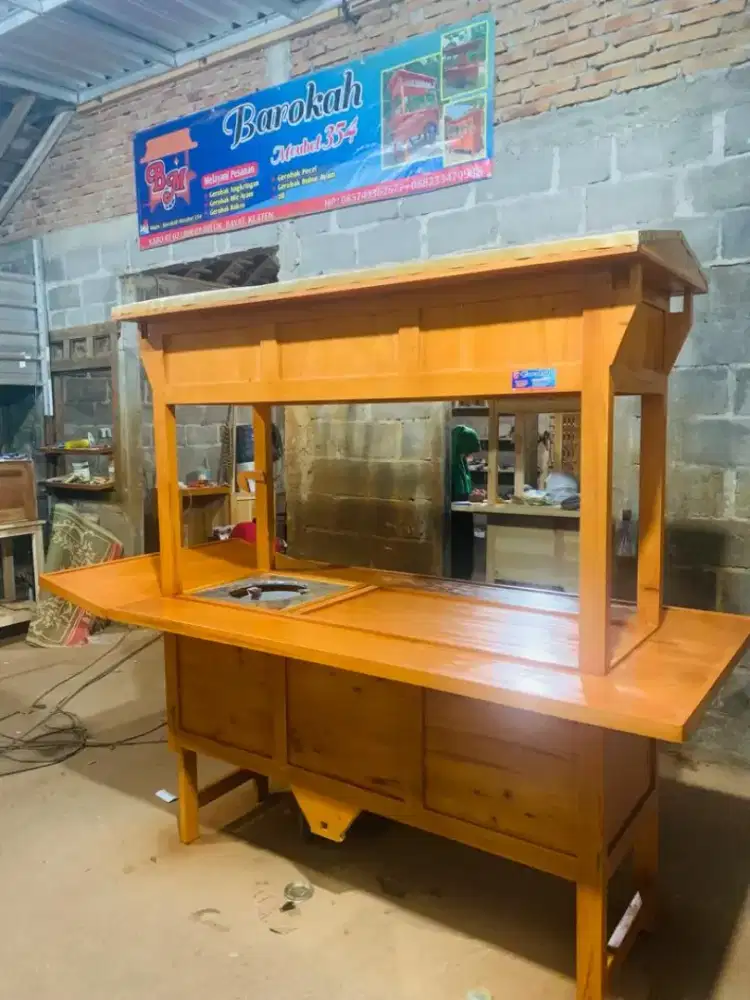 Jual Gerobak Angkringan, Bakso, Mie Ayam, Bubur, Sate, Soto, Pecel dll
