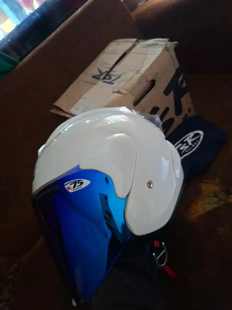 Helm TSR Ram4 White Gloss Size L