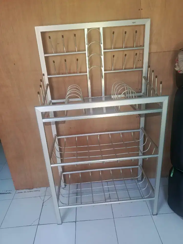 rak piring alumunium