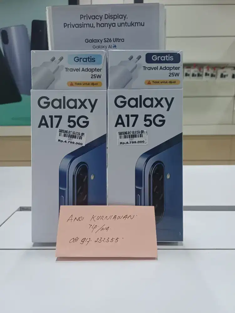 New samsung a17 5g ram 8/256gb atlantid dahsyat