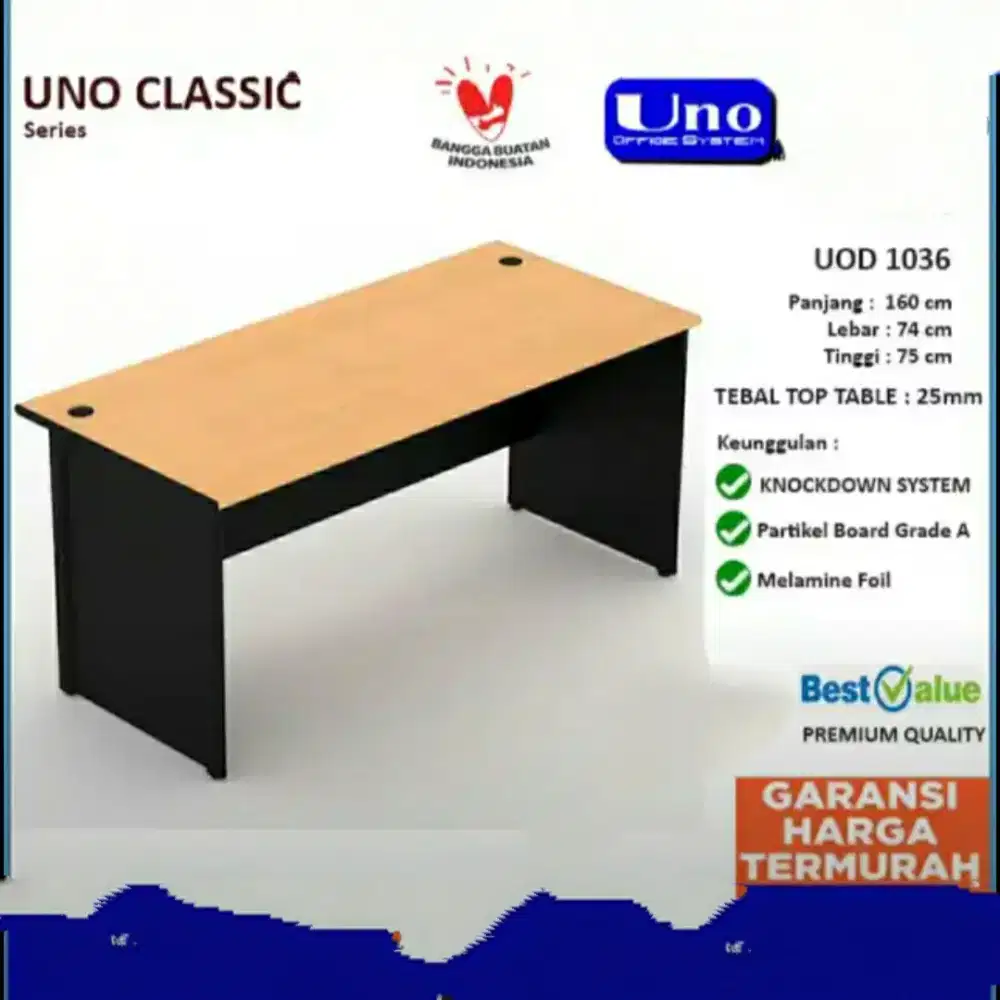 Dijual bekas meja uno panjang 160cm