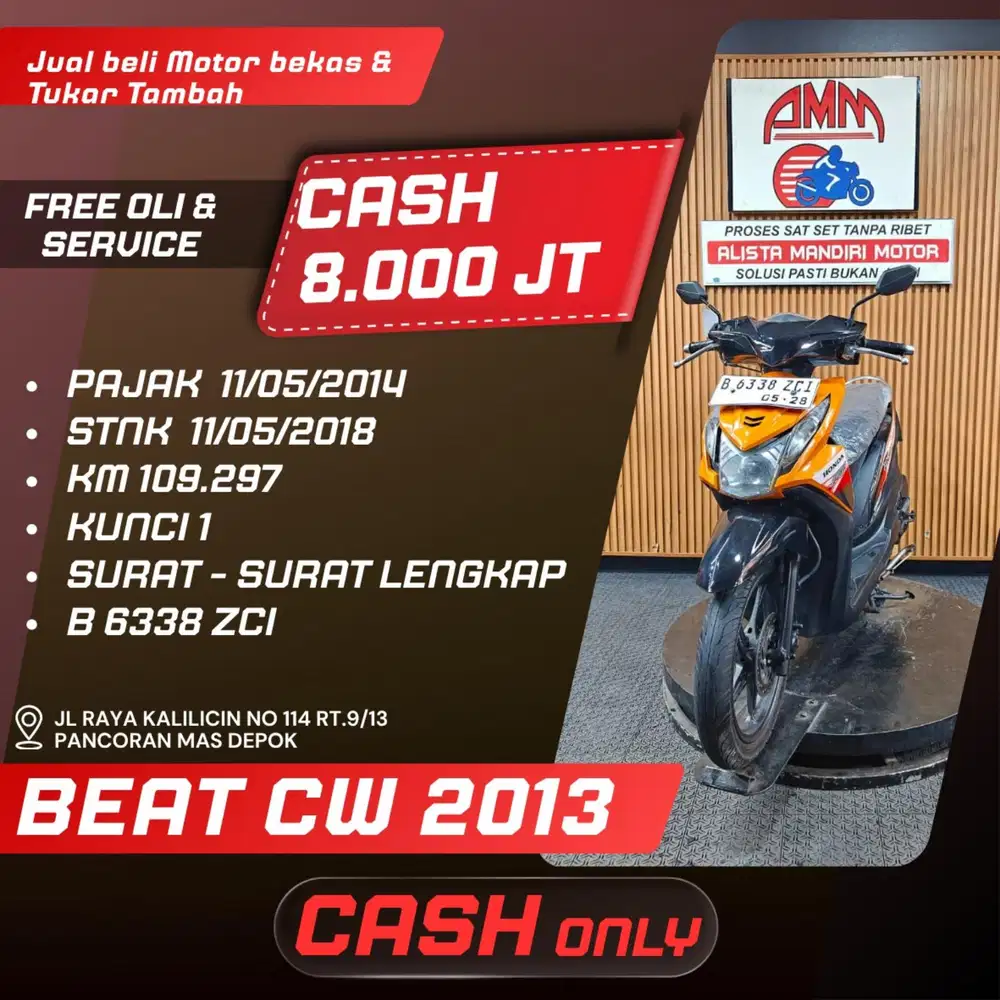 BEAT CW 2013 CASH ONLY ALISTA