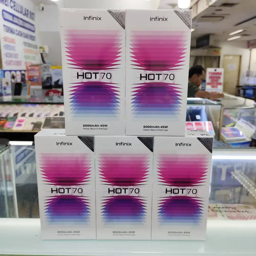 Infinix Hot 70 ram 8gb+8gb/128gb baru garansi resmi harga promo