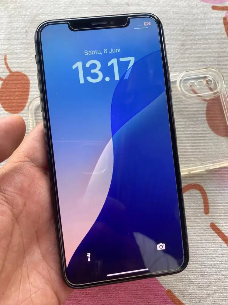 Iphone XS MAX 64gb black mulus garansi normal