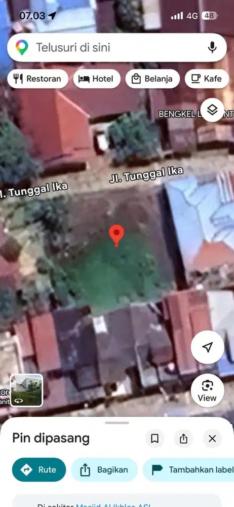 Dijual tanah 300m2 siap bangun di belakang SMAN 5 Balikpapan