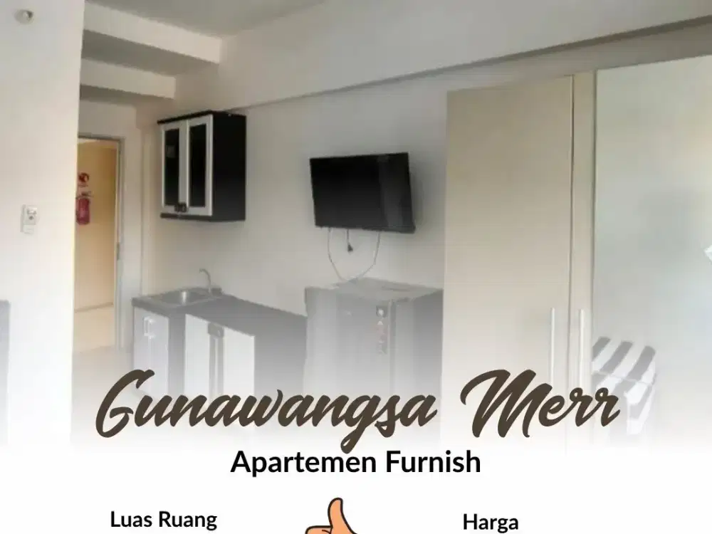 Apartemen Gunawangsa Merr Furnish Studio