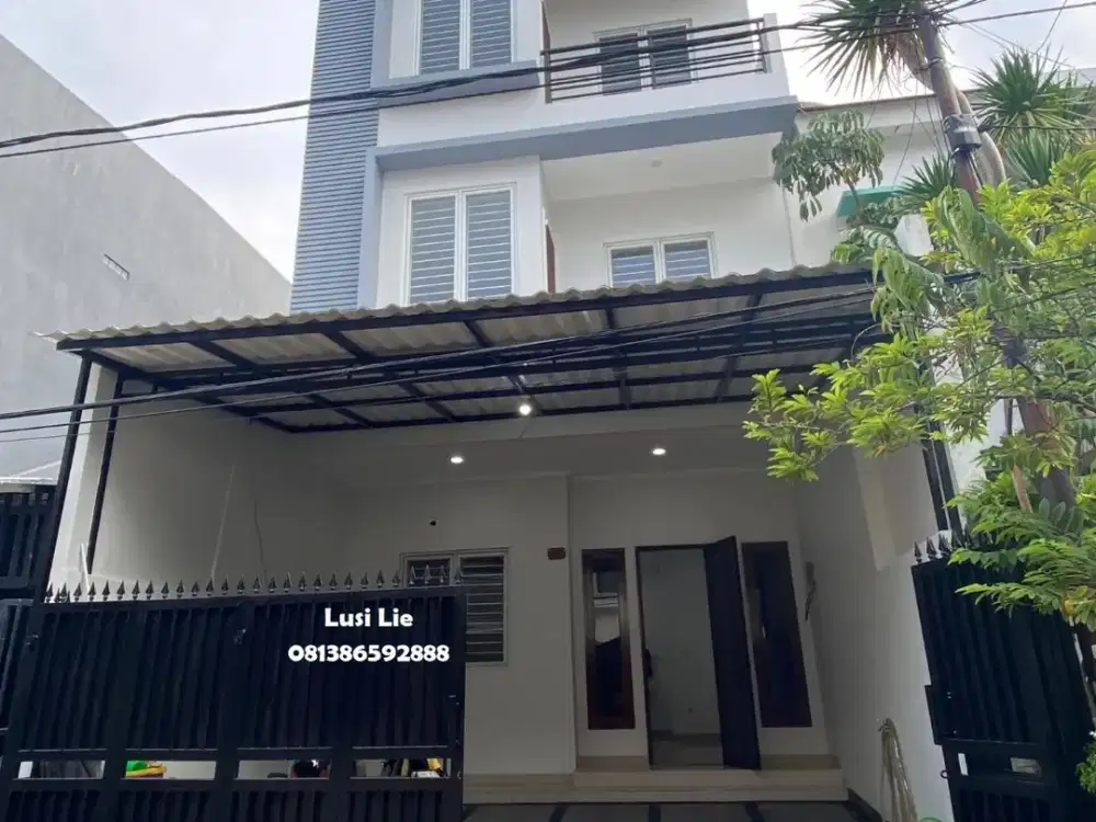 Rumah minimalis Sunter renov rapi rooftop luas, murah