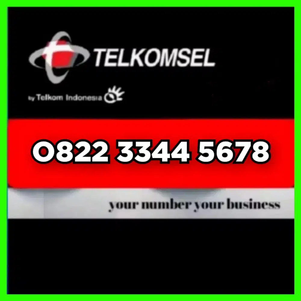 Nomor cantik simpati Telkomsel super