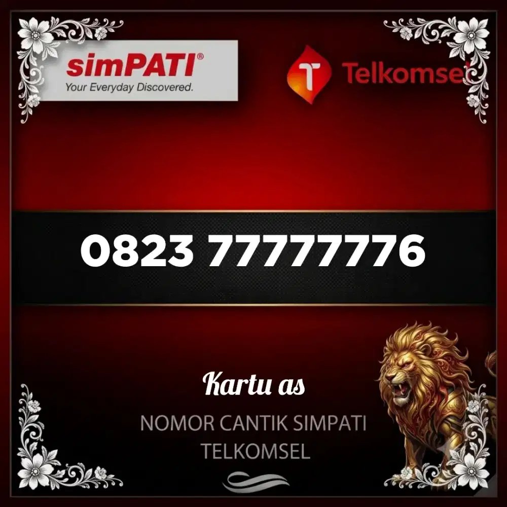 Nomor cantik Telkomsel kartu as super
