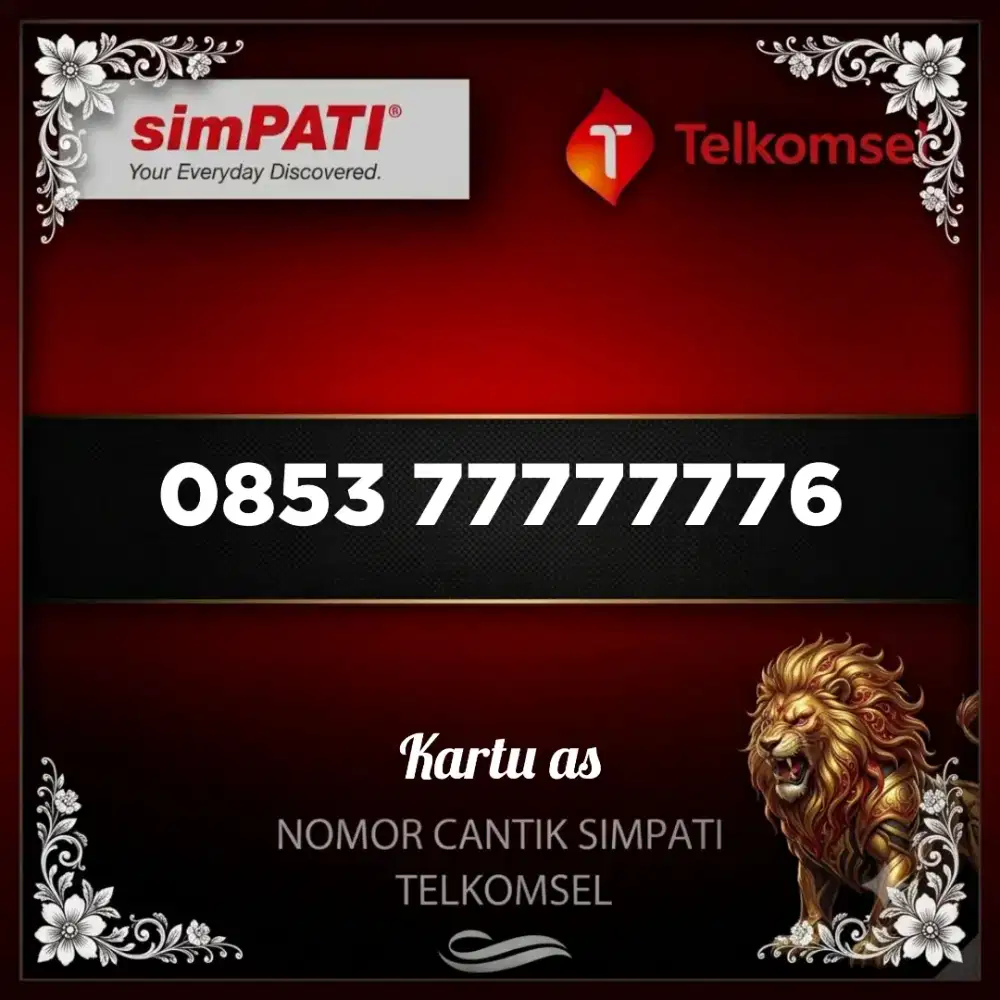 Nomor cantik Telkomsel kartu as super