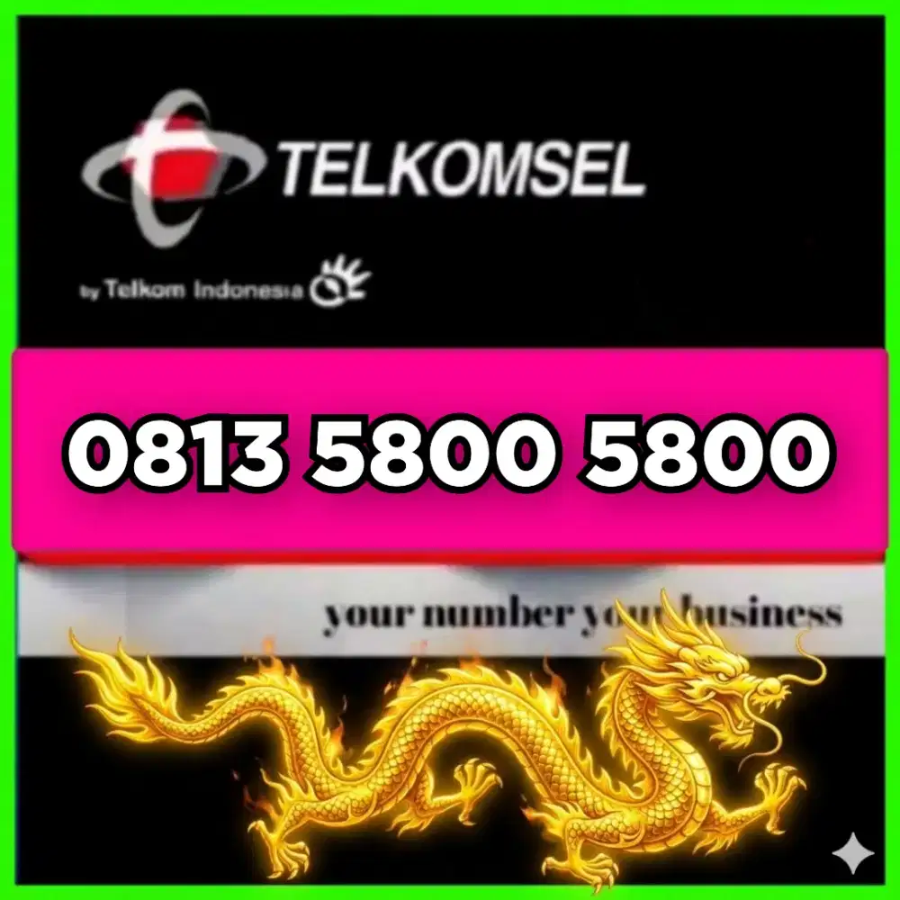 Nomor cantik simpati Telkomsel super